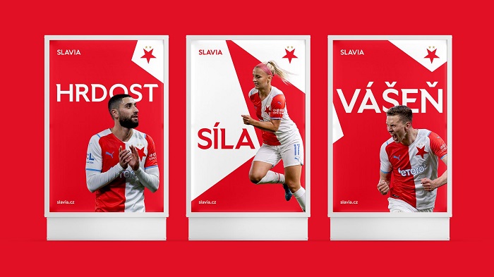 SK Slavia Praha Logo/Crest Redesign Mono